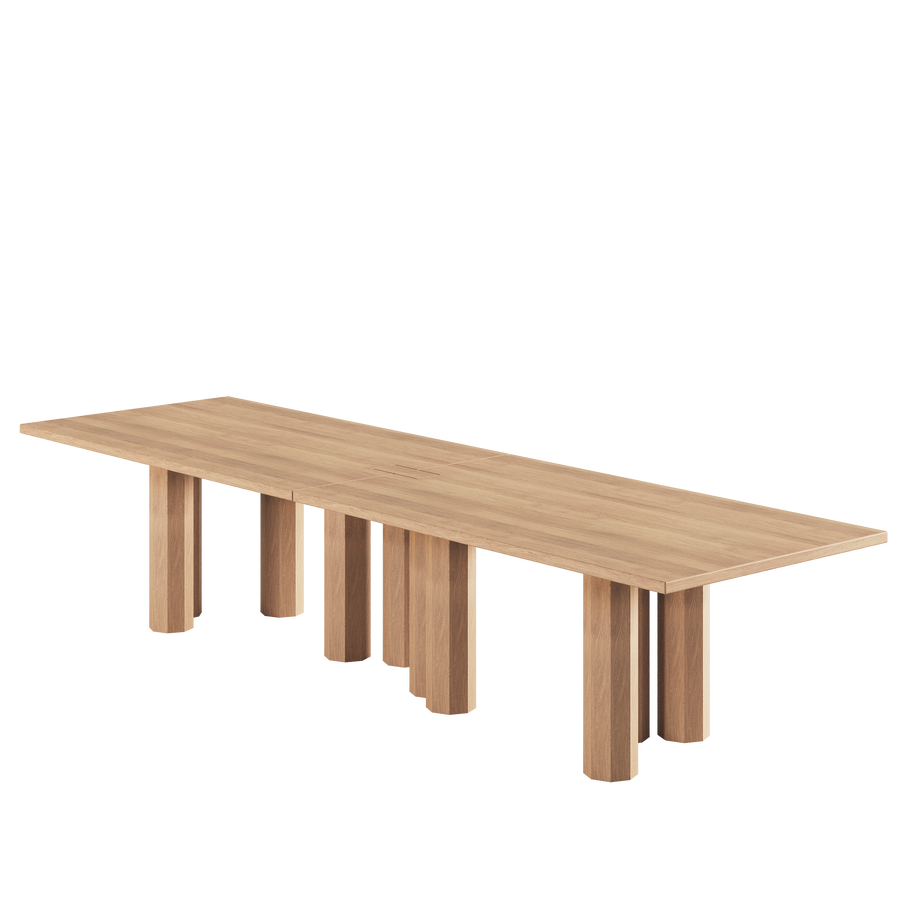 solid wood conference table